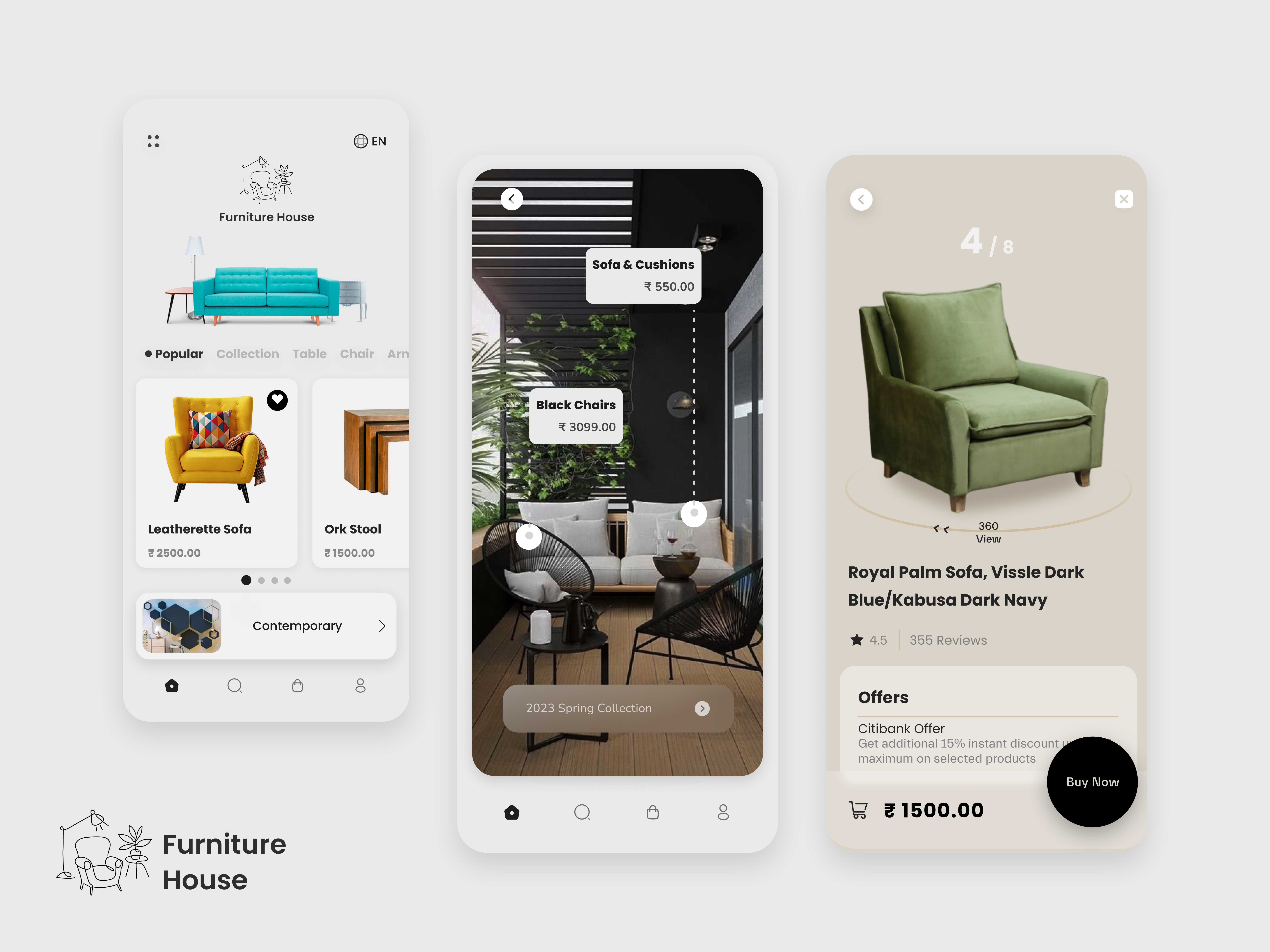 Furniture House Mobile App